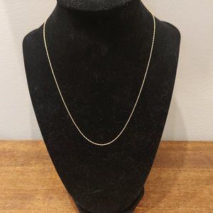 14K Gold Women's Small Twist Link Chain